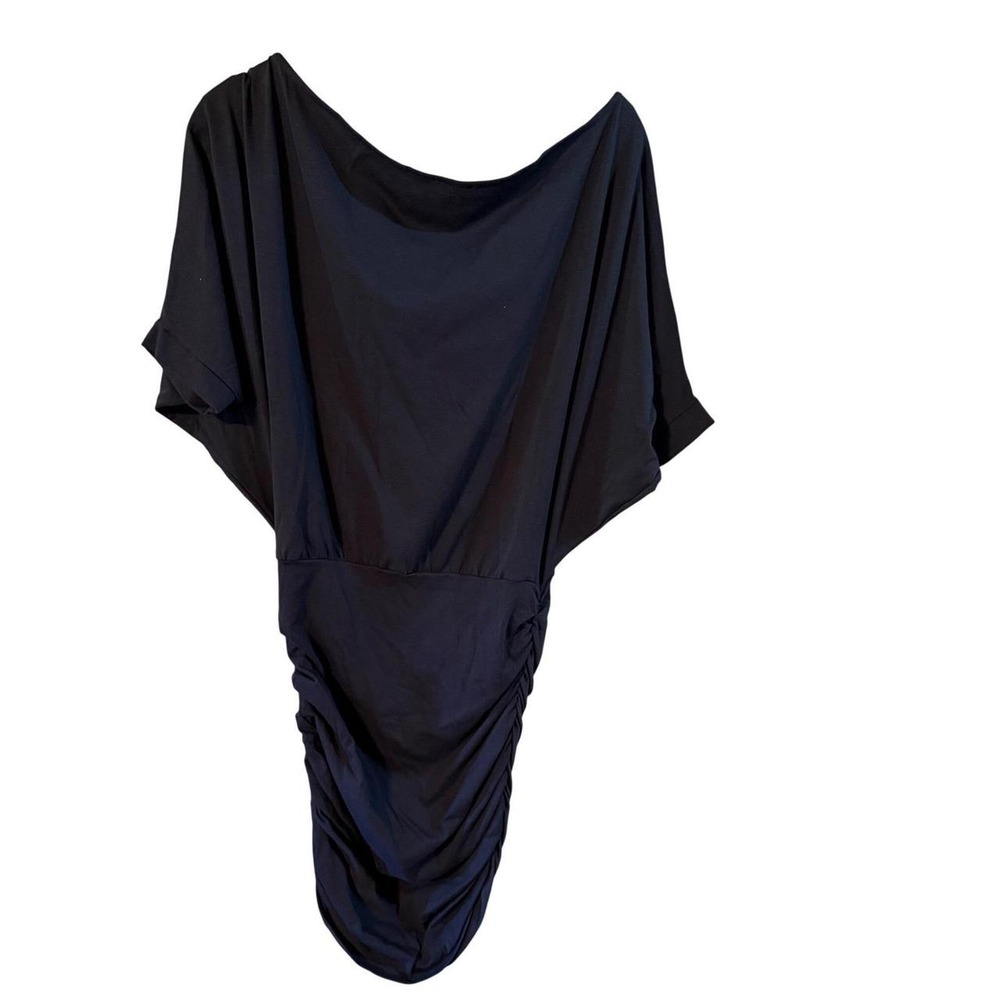 Off The Shoulder Navy Dress